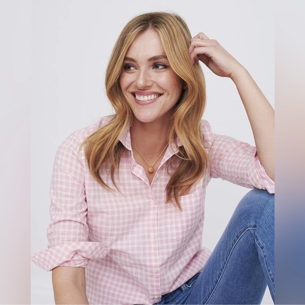 UNTUCKit Pink Gingham Button-Down Shirt